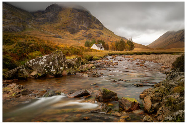 Glencoe Stream with Cottage